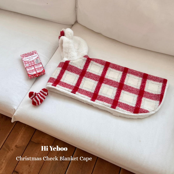 即納【Hi Yeboo】Christmas Bear Blanket Cape