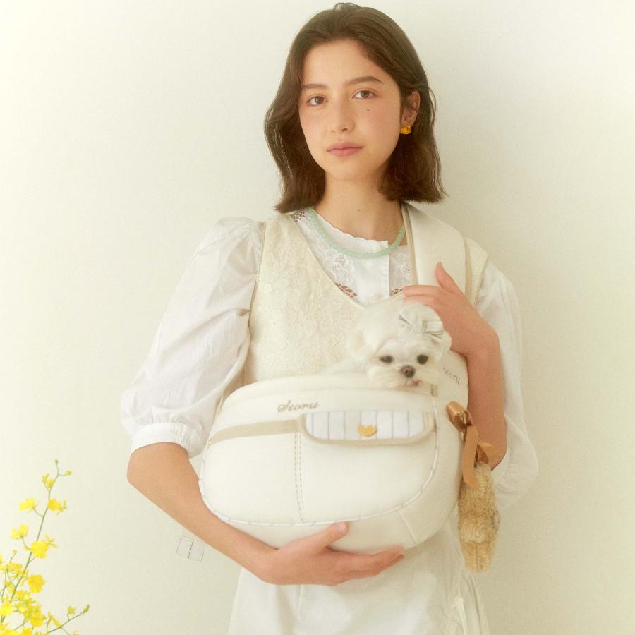 ※予約販売【seoru】Soft Valentine bag (beige)