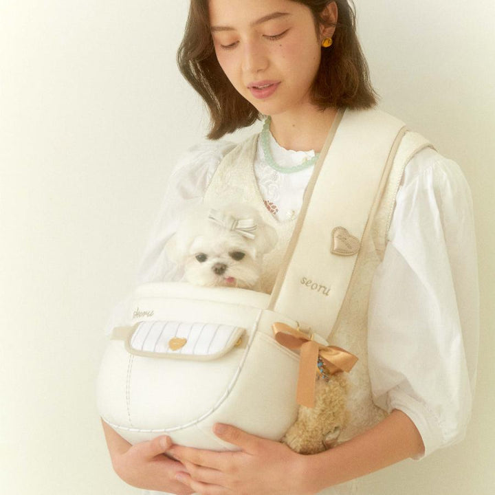 ※予約販売【seoru】Soft Valentine bag (beige)