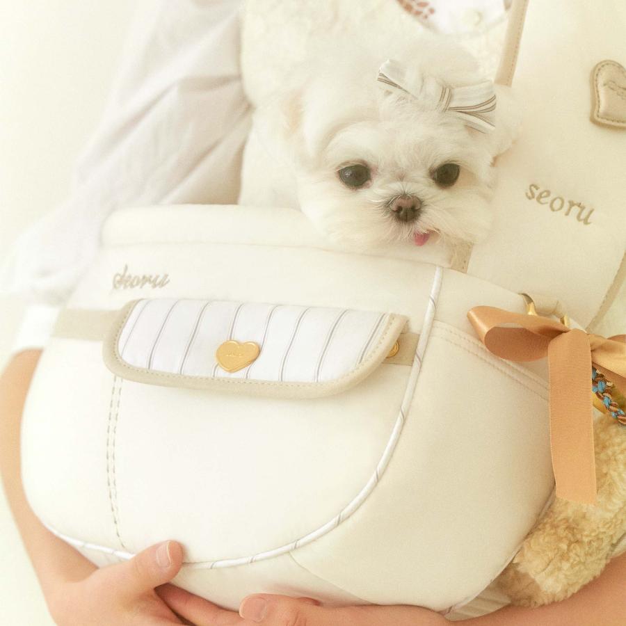 ※予約販売【seoru】Soft Valentine bag (beige)