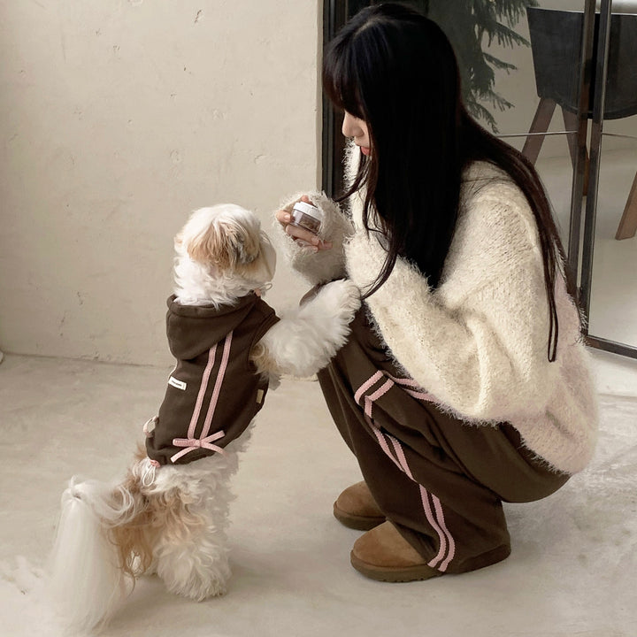 ※予約販売【DURANG RURANG】Ribbon Track Jogger Pants（4Color）