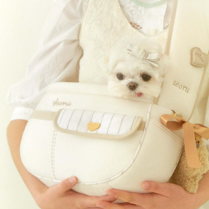 ※予約販売【seoru】Soft Valentine bag (beige)