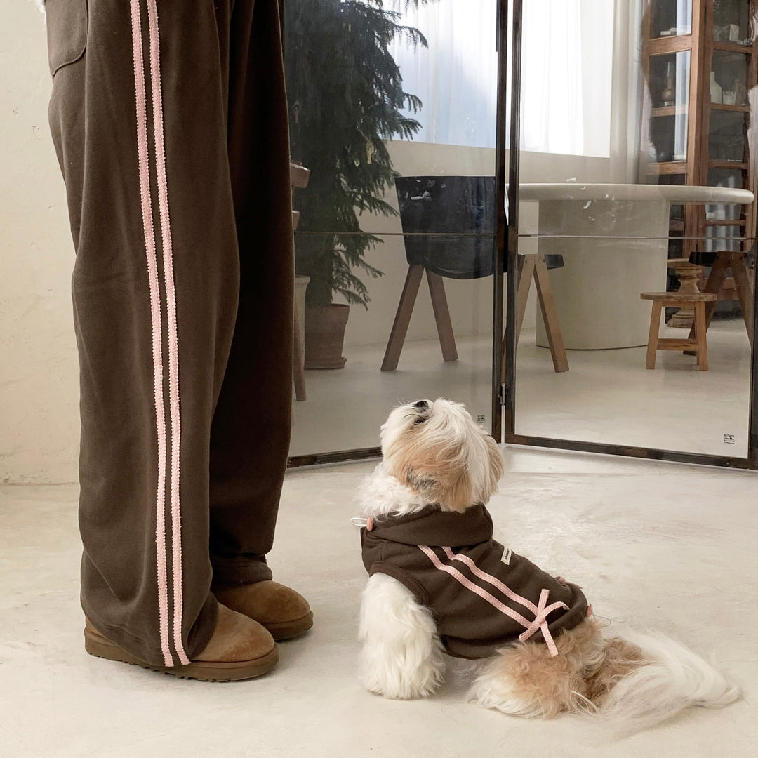 ※予約販売【DURANG RURANG】Ribbon Track Jogger Pants（4Color）