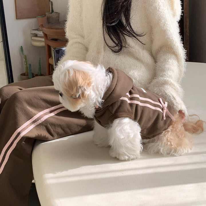 ※予約販売【DURANG RURANG】Ribbon Track Jogger Pants（4Color）