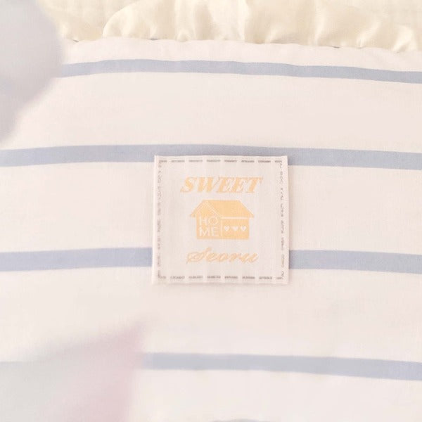 ※予約販売【seoru】House front pillow（Blue）