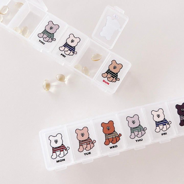 即納【CRR】Daily Pill Case Poodle