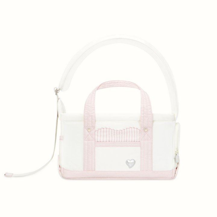 ※予約販売【seoru】Heart Veru Bag（Pink）｜犬用バッグ