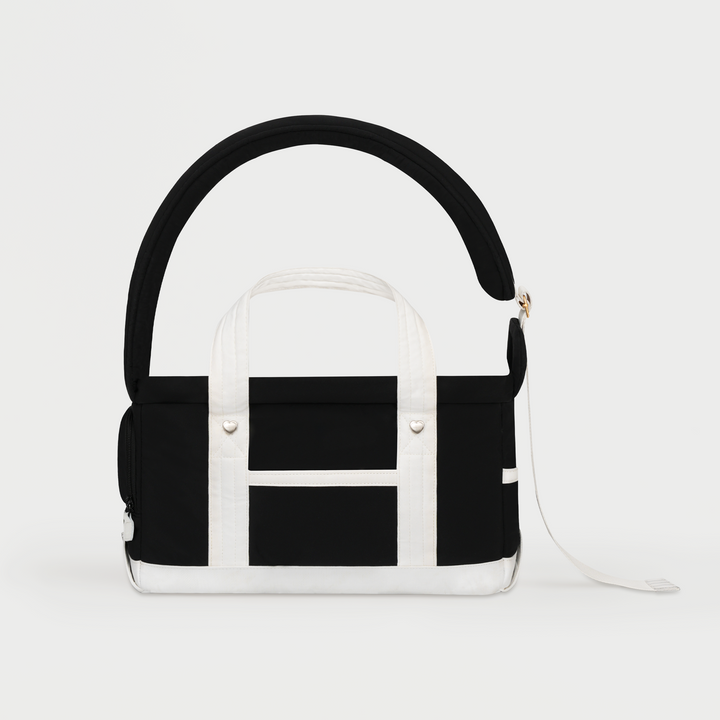 ※予約販売【seoru】Heart Veru Bag（Black）｜犬用バッグ