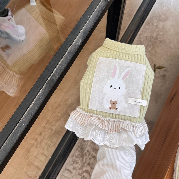 ※予約販売【Hi Yeboo】Koko Bunny Sleeveless（Green / Pink）