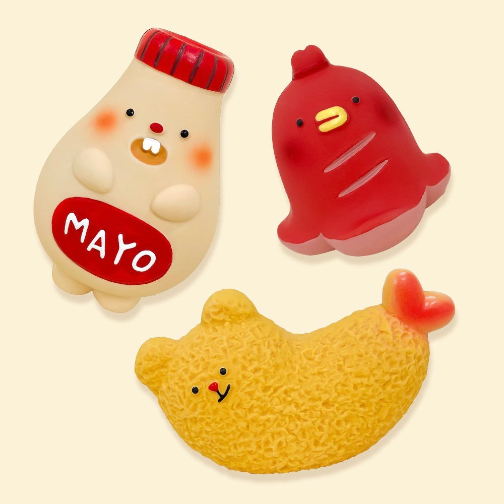 即納【meaningless】Meaning Lunch Box Latex Toy Set