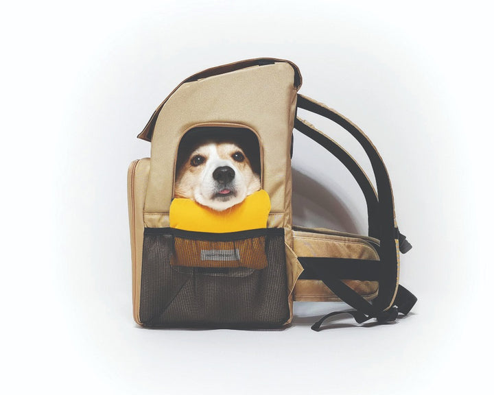 ※予約販売【INSIDE DOG & CAT】Inside L Backpack（ゴールドベージュ）