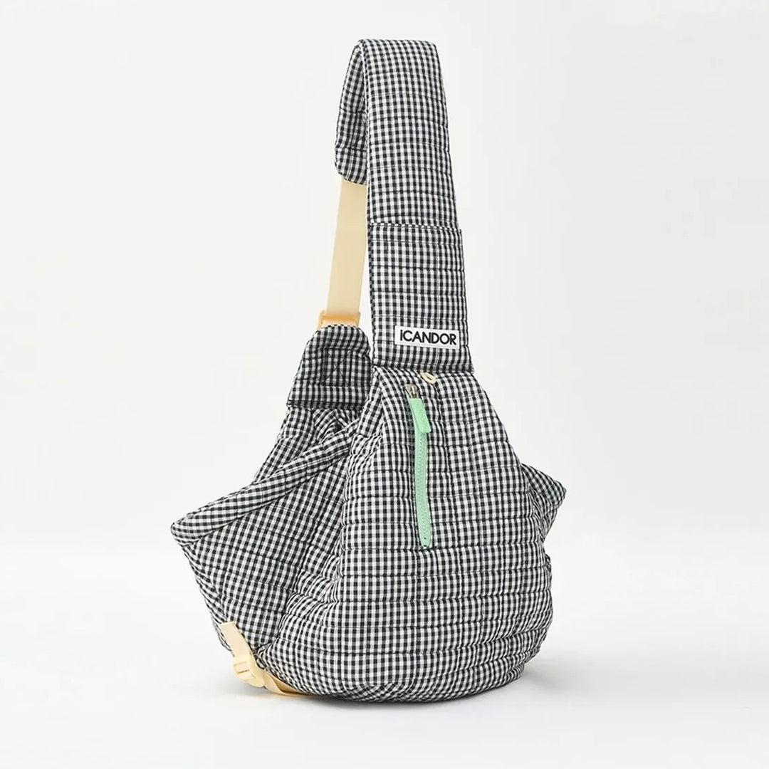 ※予約販売【iCANDOR】DUMPLING BAG（URBAN BLACK）