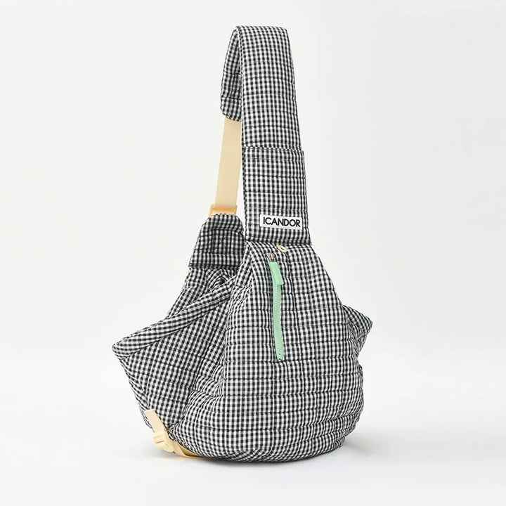 ※予約販売【iCANDOR】DUMPLING BAG（URBAN BLACK）