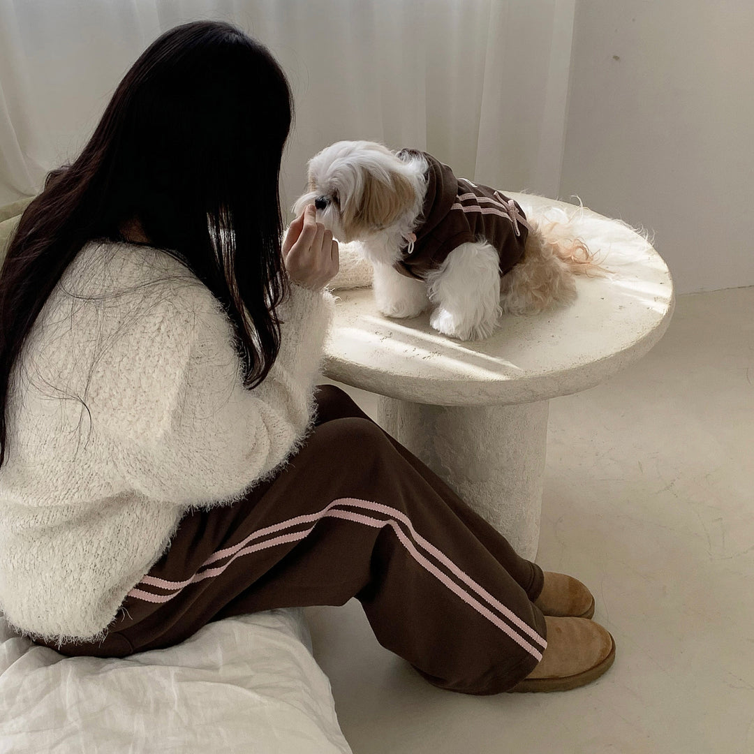 ※予約販売【DURANG RURANG】Ribbon Track Jogger Pants（4Color）