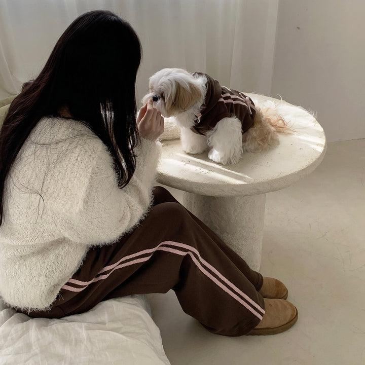 ※予約販売【DURANG RURANG】Ribbon Track Jogger Pants（4Color）