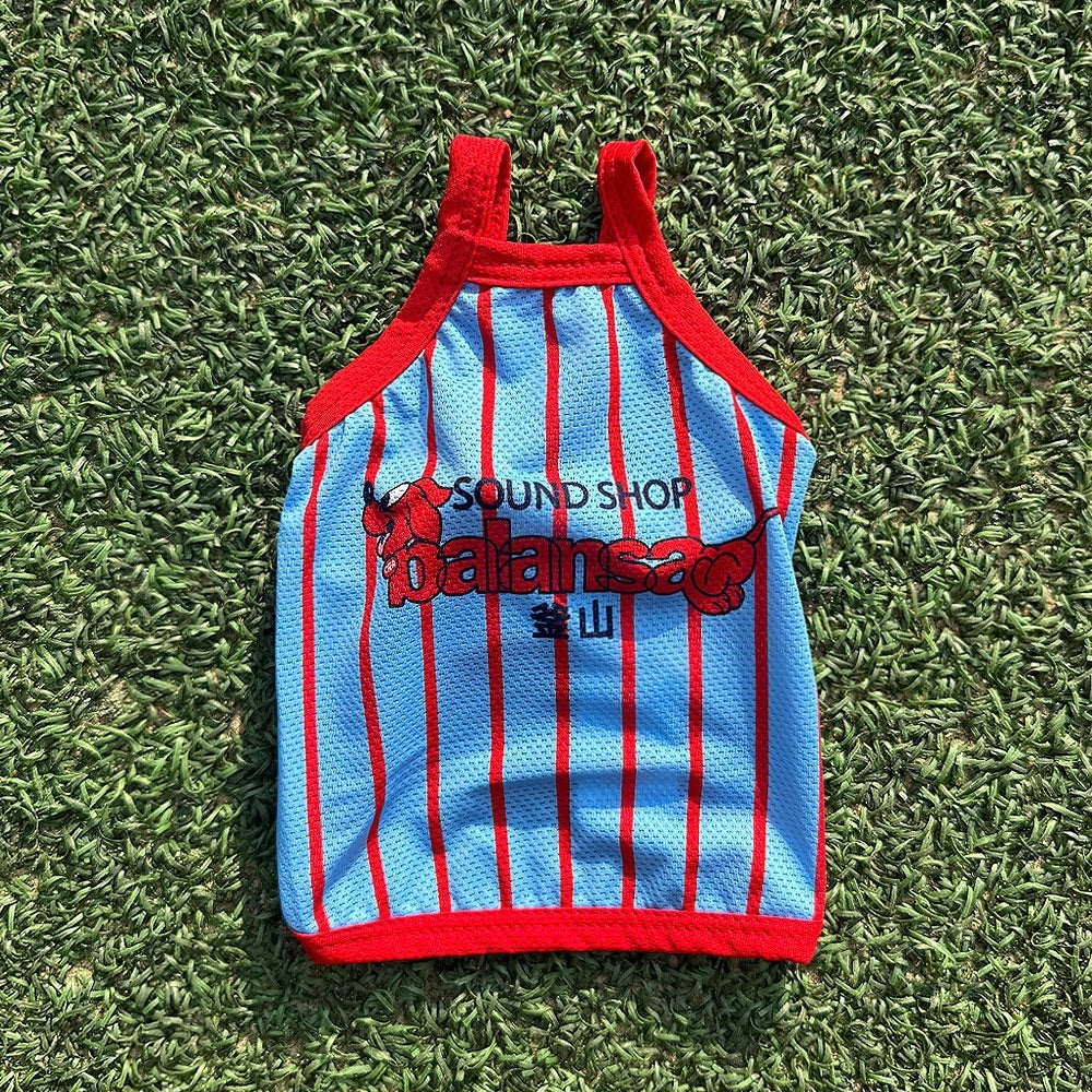 ※予約販売【CRR】Balansa Sporty Stripe Top（Sky）