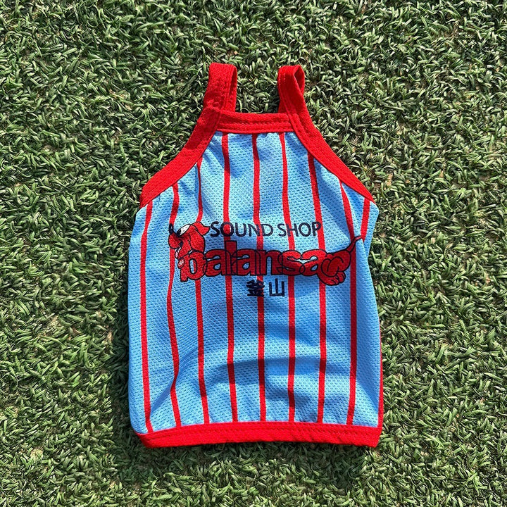 ※予約販売【CRR】Balansa Sporty Stripe Top（Sky）