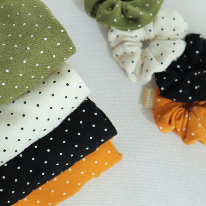 即納【DURANG RURANG】Dot Ribbon Cardigan（Cookie Black）