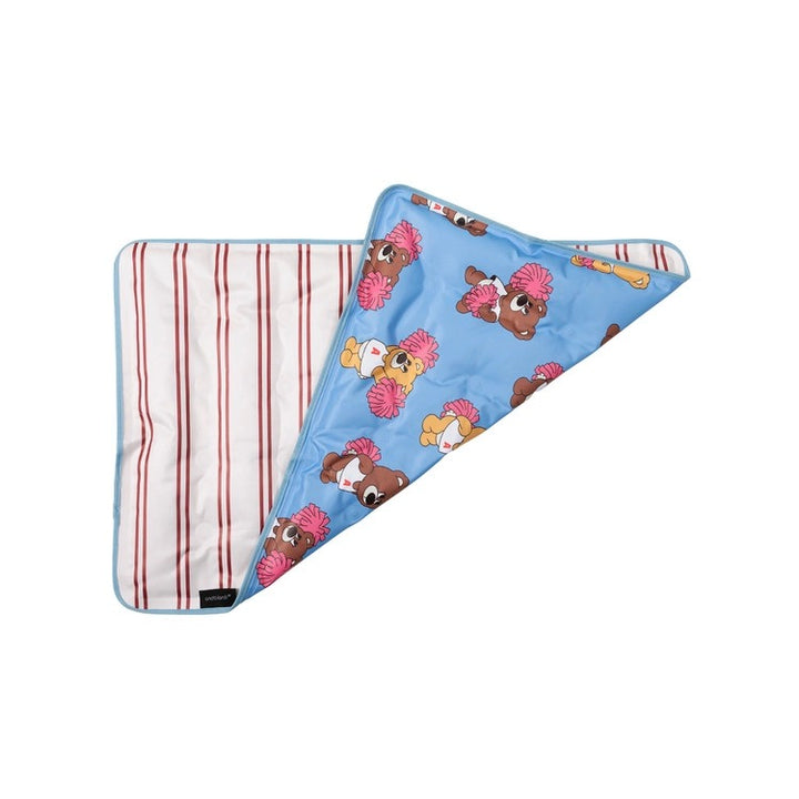 ※予約販売【andblank】Joy Bear Stripe Reversible Cool Mat