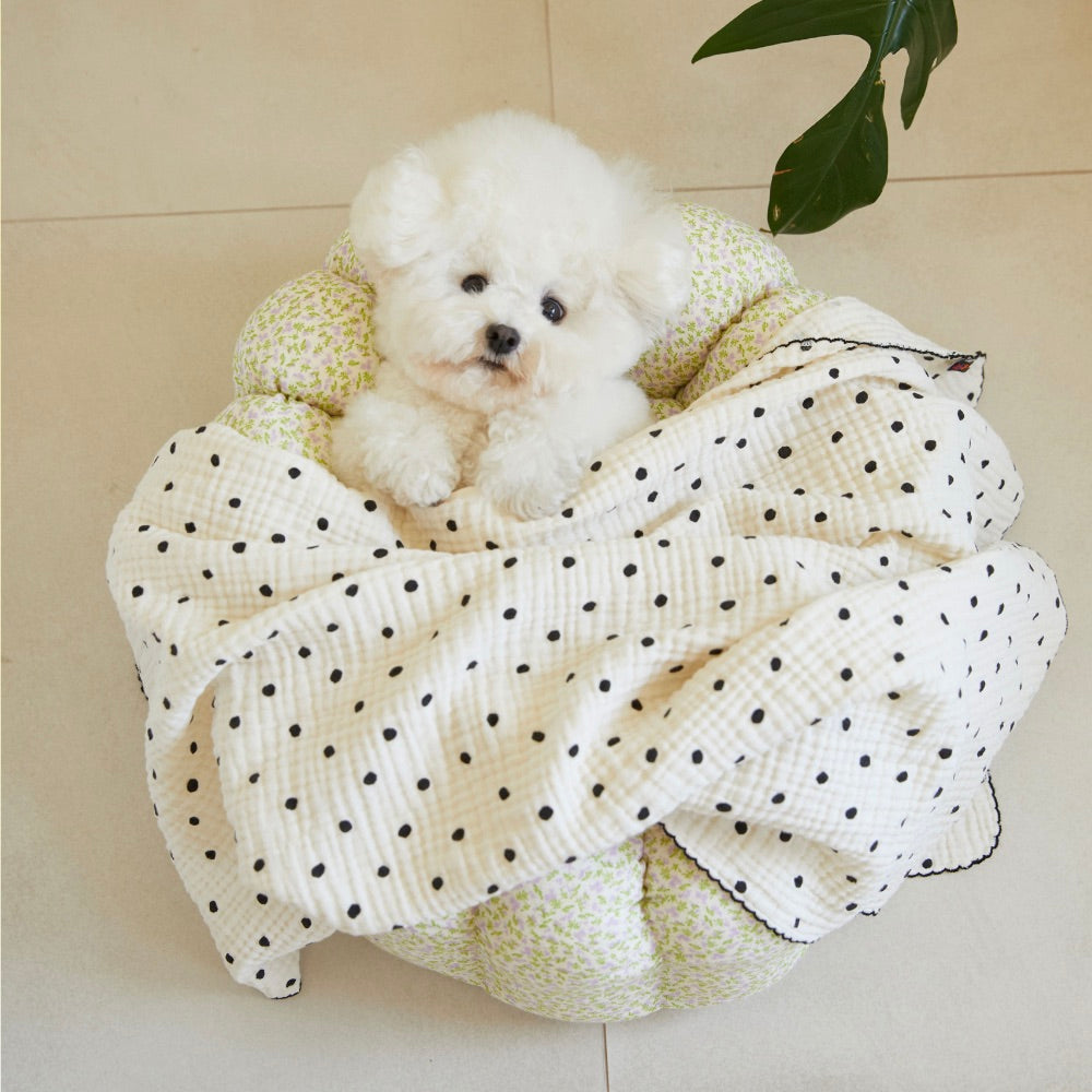 ※予約販売【azalea】Canele Cushion（New Flower Violet）