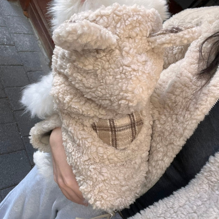 ※予約販売【Hi Yeboo】Teddy Vest（Ivory）