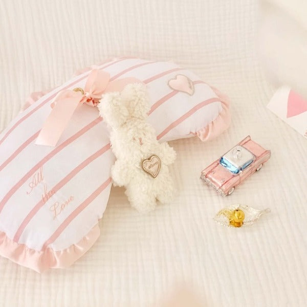 ※予約販売【seoru】house front pillow (pink)