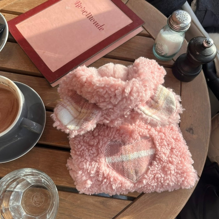 ※予約販売【Hi Yeboo】Teddy Vest（Pink）