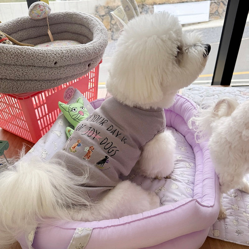 ※予約販売【OOPS! MY DOG】My Quote T（Gray）