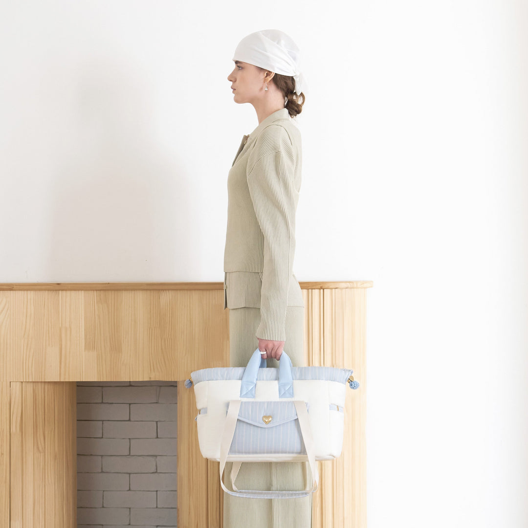 ※予約販売【seoru】Letter Bag [2nd drop]（Blue）｜犬用バッグ