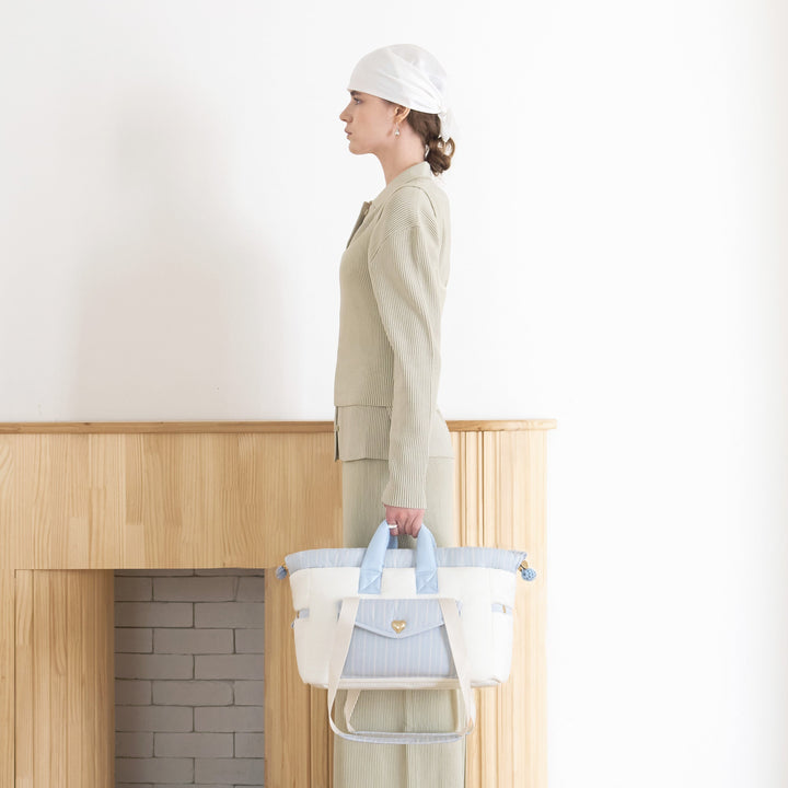 ※予約販売【seoru】Letter Bag [2nd drop]（Blue）｜犬用バッグ