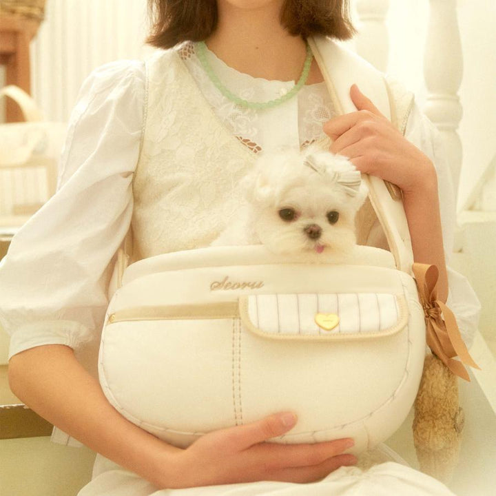 ※予約販売【seoru】Soft Valentine bag (beige)