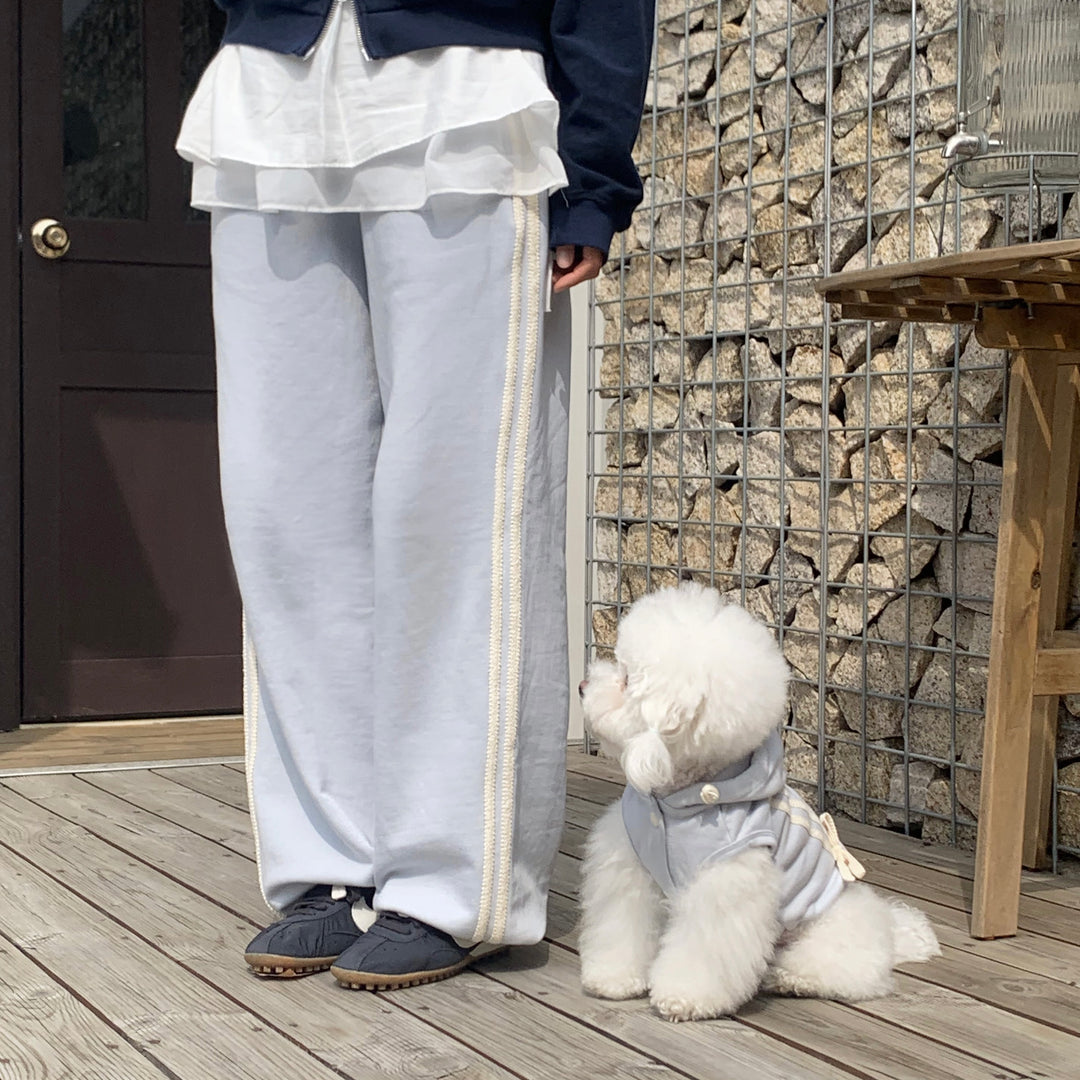 即納【DURANG RURANG】Ribbon Track Jogger Pants（3color）