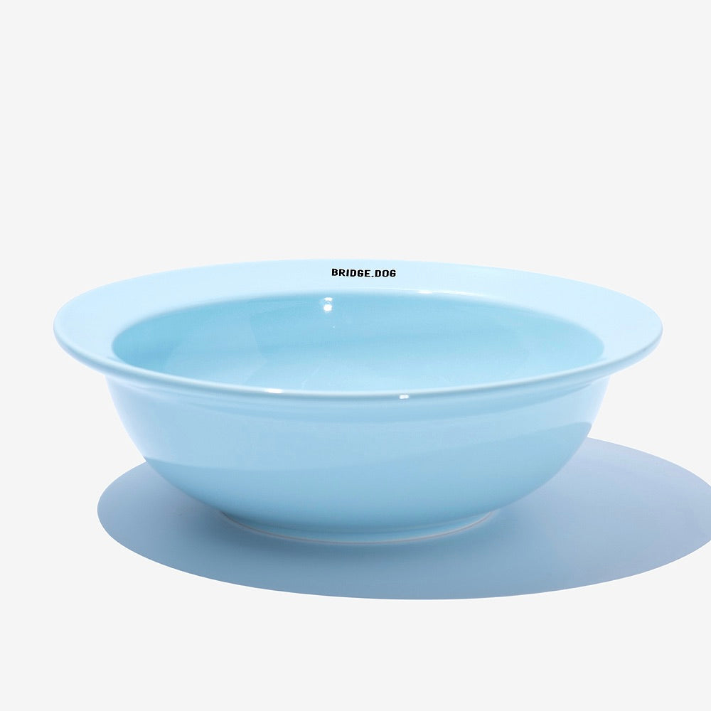 ※予約販売【BRIDGE.DOG】BRIDGE BIG DISH（BABY BLUE）艶あり