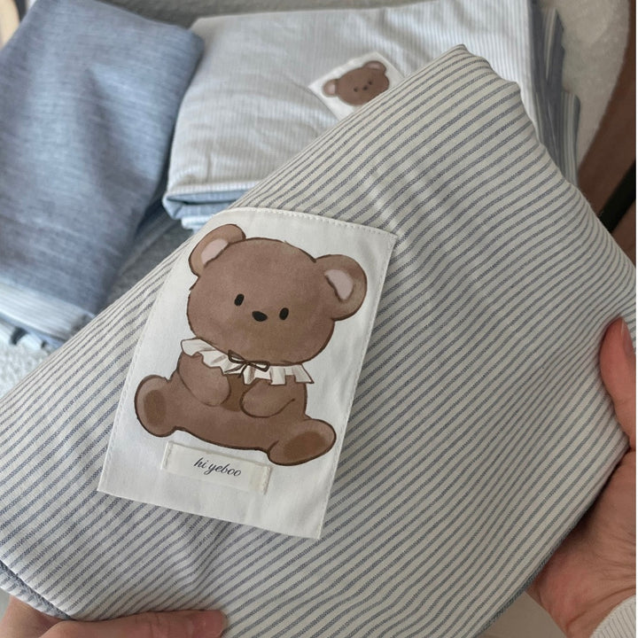 ※予約販売【Hi Yeboo】Bobo bear blanket（Blue / Pink）
