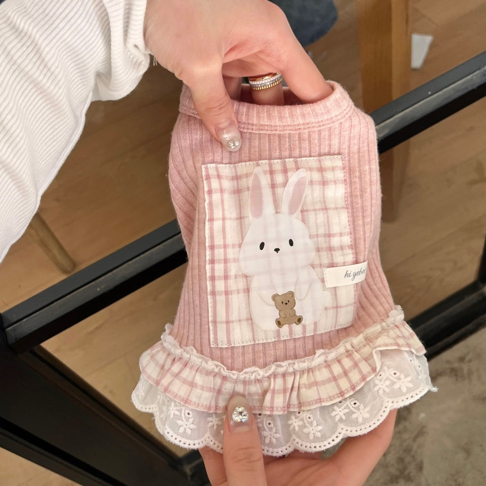 ※予約販売【Hi Yeboo】Koko Bunny Sleeveless（Green / Pink）