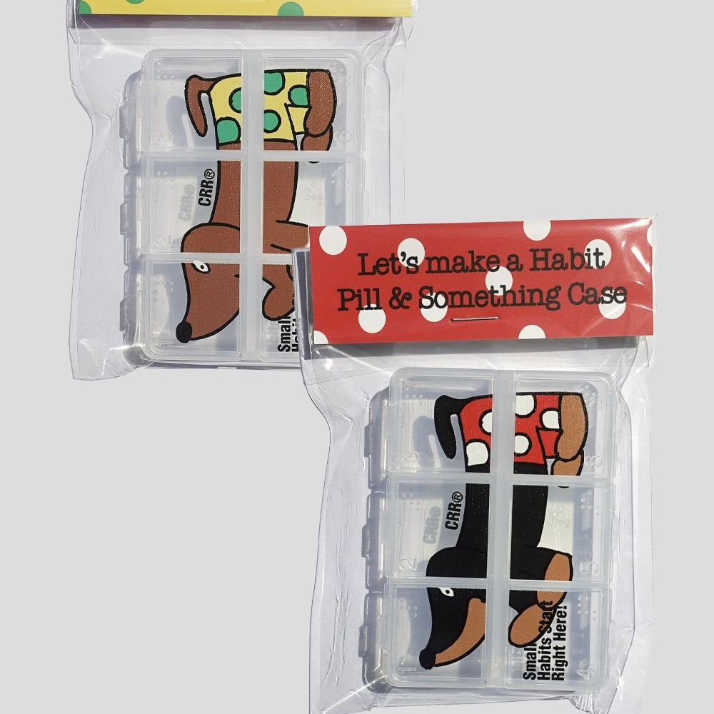 ※予約販売【CRR】6 compartment square pill case Dachs