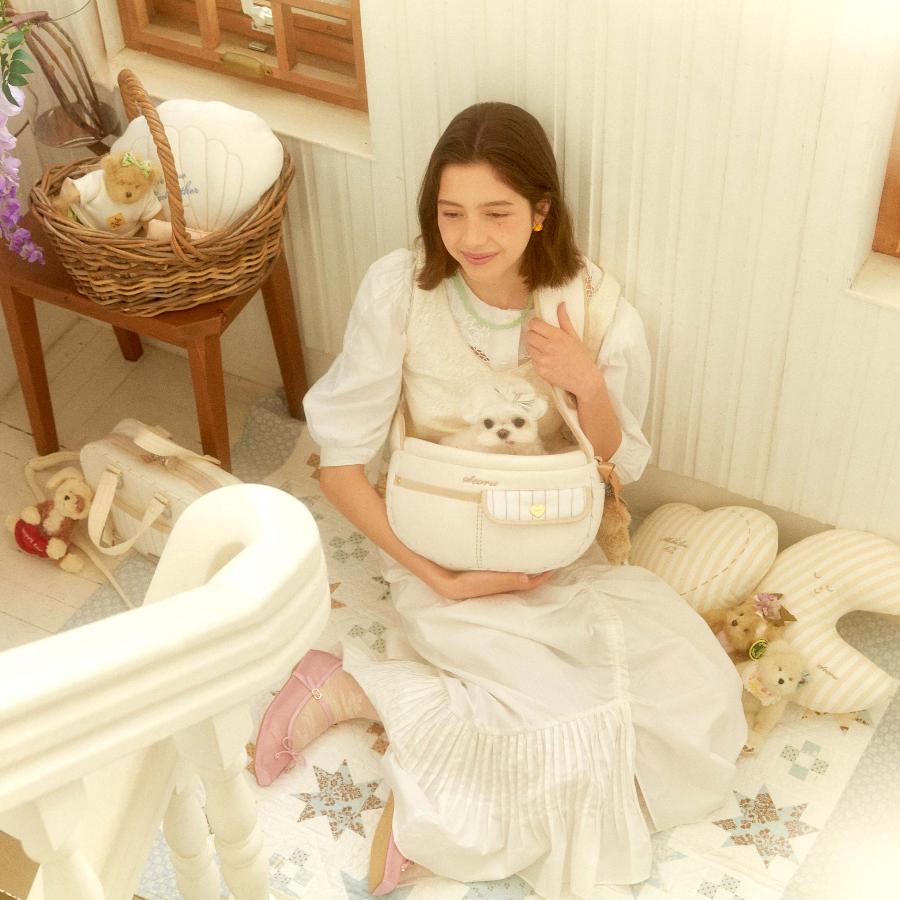 ※予約販売【seoru】Soft Valentine bag (beige)