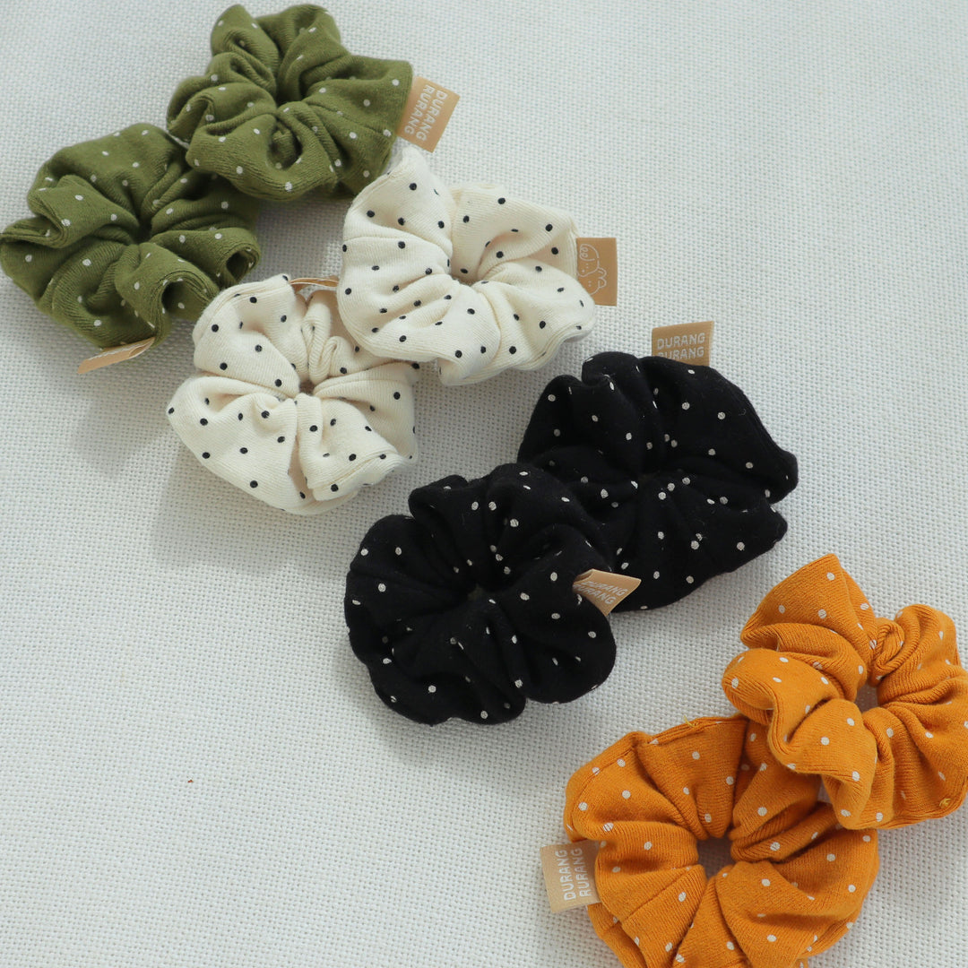 即納【DURANG RURANG】Dot Ribbon Cardigan（Cookie Black）