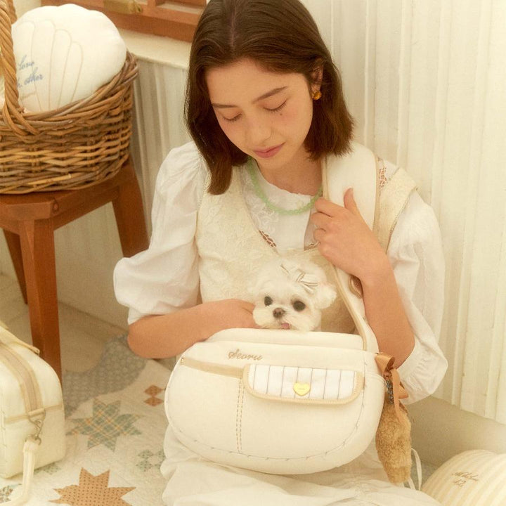 ※予約販売【seoru】Soft Valentine bag (beige)