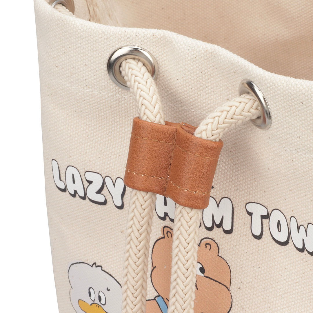 即納【monchouchou】Lazy Farm Bucket Bag