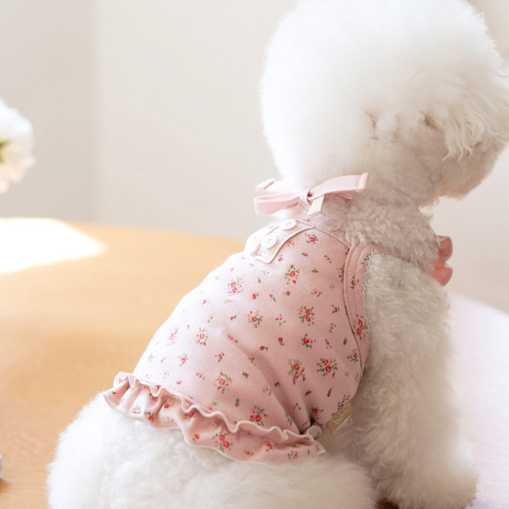 ※予約販売【DURANG RURANG】baby blossom top(Baby Pink)