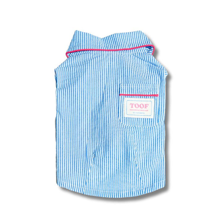 即納【TOOF】SWEET STRIPE PAJAMA（BLUE）