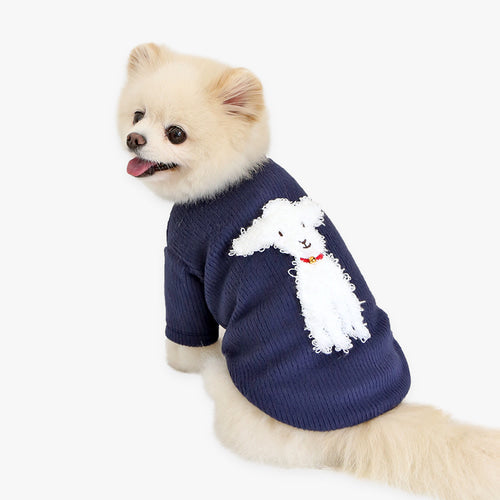 即納【ITS DOG】Poggle sheep fleece t-shirt（2 color）
