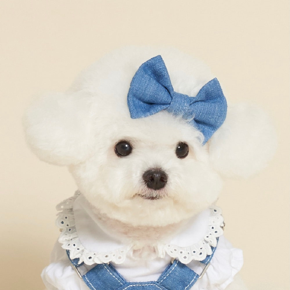 ※予約販売【meaningless】Denim Ribbon Pin