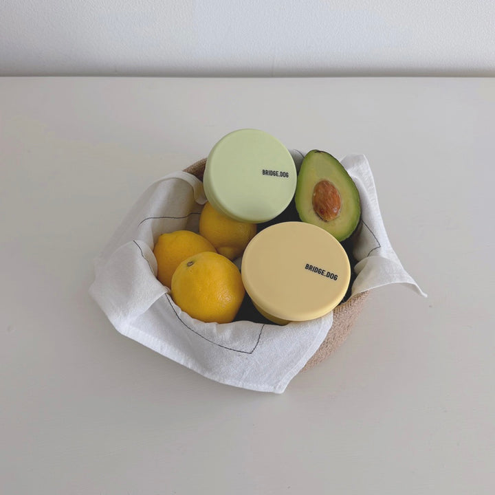 即納【BRIDGE.DOG】DOG SI RAK - SNACK BOWL（GREEN / YELLOW）（100ml）