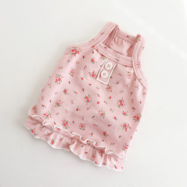 ※予約販売【DURANG RURANG】baby blossom top(Baby Pink)