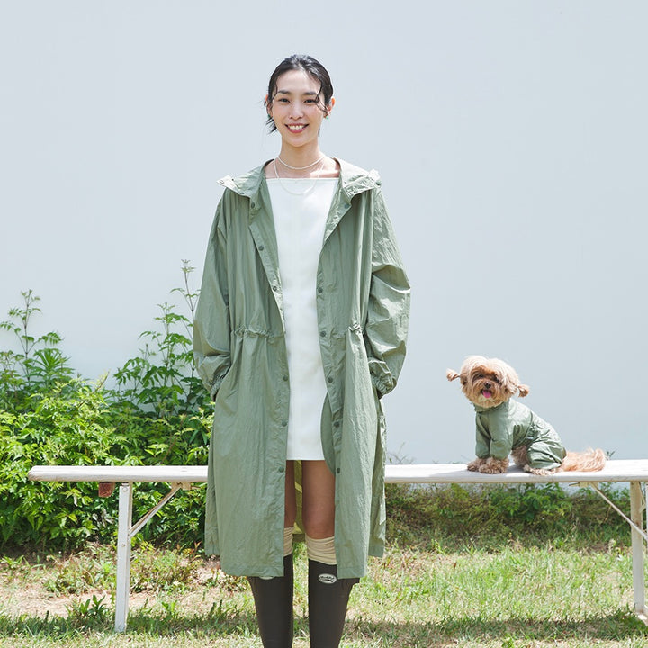 即納【noonoosoom】Rain jacket（Khaki）