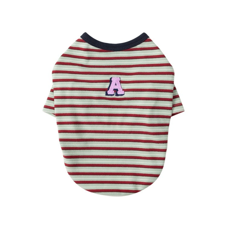 ※予約販売【andblank】A Stitch SoftWarm Stripe Short Sleeve（Green）