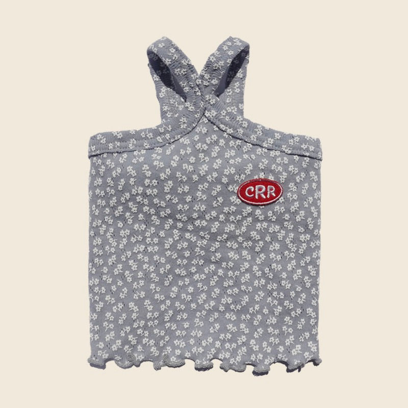 ※予約販売【CRR】Flower Mango Top（Baby Sky）