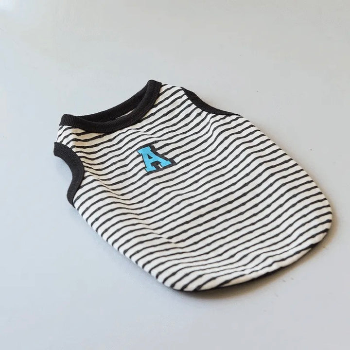 ※予約販売【andblank】A Stripe Sleeveless（Black）